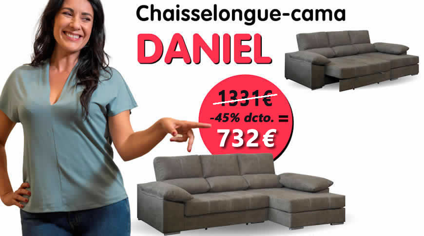 Sofá Chaiselongue Daniel